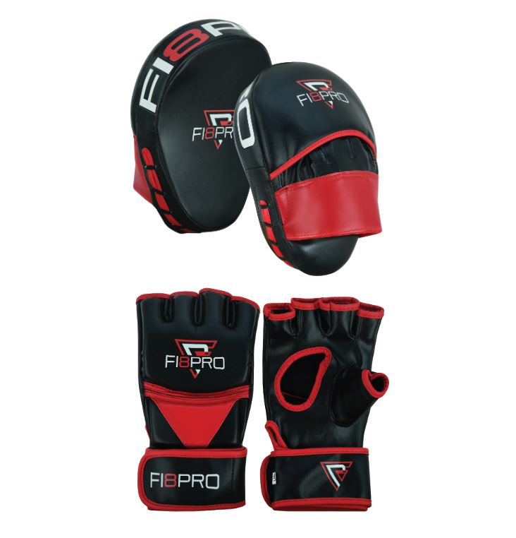 MMA Glove & Focus Pad Bundle